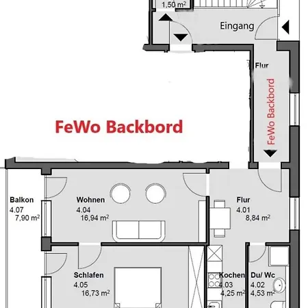 Appartement Backbord Malente